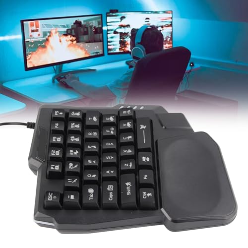 Teclado Gamer Wisoqubtzhfxwiga USB Maltron 35 Teclas miniatura 4
