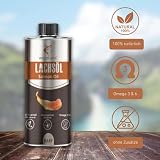 Wildfang® Lachsöl Hund 250 ml – Barf-Öl mit Omega 3 & 6 – Glänzendes Fell & gesunde Haut – Immunsystem stärken – Appetitanregend – Natürliches Ergänzungsfuttermittel