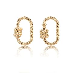 Oval Screw Clasp_10x14.5mm