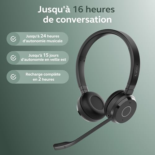 Image of Jabra Evolve 65 TE Link MS Stereo Wireless Headphones