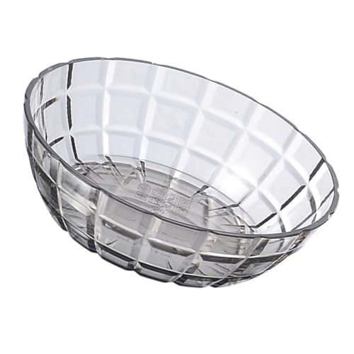 BinZyronic �t���[�c�{�E�� �����v���X�`�b�N�� �ϔM�Ή� �H�i�e�� �L�b�`���p �~�L�V���O�{�E�� �p�[�e�B�[�����A�[�^�f�U�C�� ���炩�ȃG�b�W ��������ɂ��� �ۊǂ��₷�� (14X14X4.5CM,���C�g�O���[)