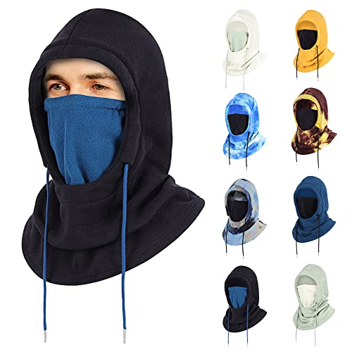 ShiningLove Winter Balaclava Gesichtsmaske für Männer Frauen,Warme Winddichte kältebeständige Skimaske Halsabdeckung für Outdoor-Radfahren schwarz Einheitsgröße Cover