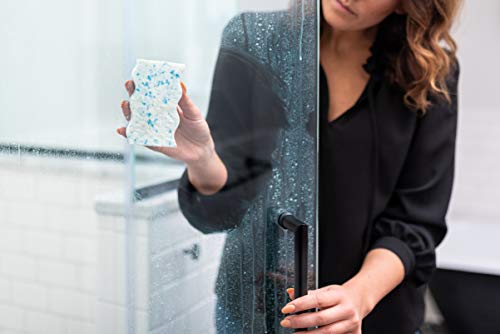 Scrub Daddy Eraser Sponge - 10x More Durable Than Traditional Erasers with Scrubbing Gems - Removes Dirt, Scuffs & Stains - Water Activated Sponge Eraser (2 Pack)