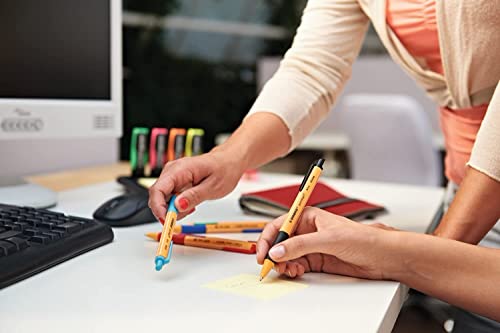 Ballpoint - Stabilo Pointball - Wallet Of 6 - Assorted Colors #TOP2