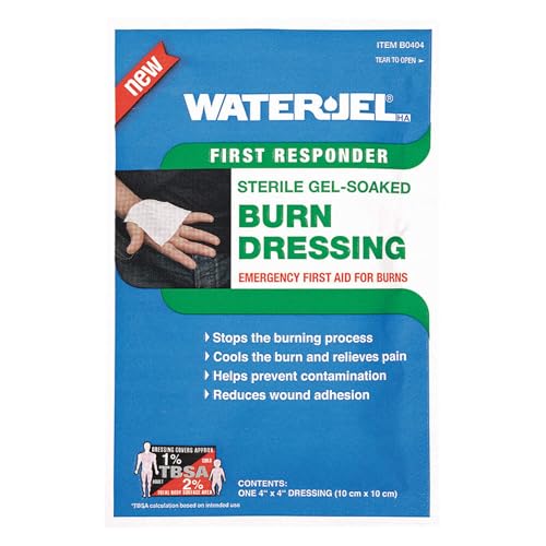 Burn Dressing, Sterile, Blue, 4