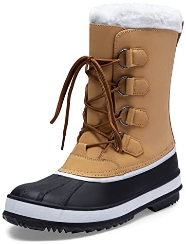 Vostey Men's Snow Boots Waterproof Winter Boots