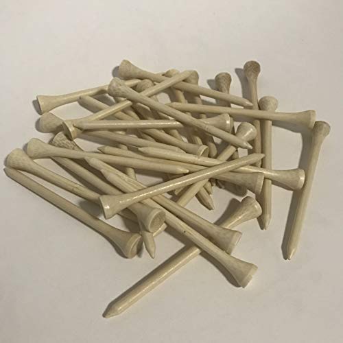 500 Premium 3 1/4 Inch Bamboo Golf Tees Professional Grade, Biodegradeable, High Performance, Bulk Pack #TOP3