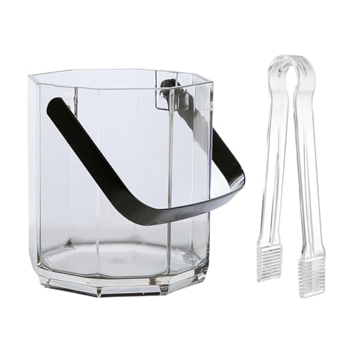 SiaBiced Cubitera Pequeña, Cubitera para Champán con Pinza para Hielo, Cubitera Enfriadora
