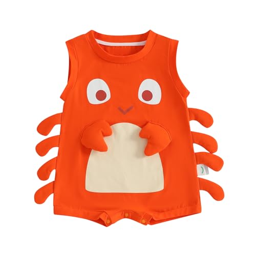 The Role of Halloween in Exploring and Challenging Gender Norms 3 Mieeyali Halloween Newborn Baby Boy Girl Clothes Crab Crawfish Costume Gender Neutral Bodysuit Romper Sea Outfit (Red, 2-3T)