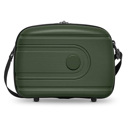 REDOLZ Hartschalen Handgepäck Kosmetik-Koffer | Stabiles Beauty-Case mit Aufsteckfunktion | 34 x 17 x 27 cm aus leichtem Polypropylen (Essentials 11)