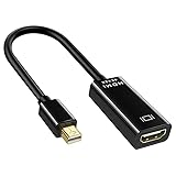 【COMPATIBILITÀ】——Hdmi to displayport Adatto a dispositivi con interfaccia Mini DP a HDMI, ampiamente compatibile con l'interfaccia Mini Display e l'interfaccia Thunderbolt. Compatibile con Mac BookAir/Pro, iMac/ Mac mini/Mac Pro/ Mini DP graphics/ Lenovo ThinkpadX series/ Dell XPS14/15/ Microsoft Surtace Pro series. interfaccia HDMI: monitor/ TV/ proiettore/ monitor.