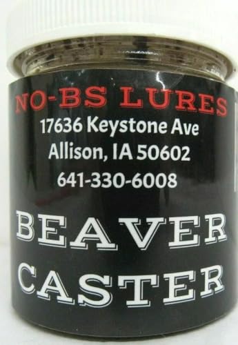 Beaver Caster (Castor) No-BS Lures Large 4 oz Jar