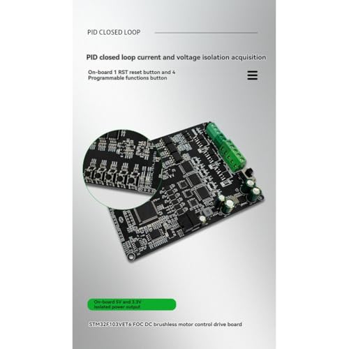 Contrôleur BLDC STM32F103VET6 FOC à isolation active anti-interférence - 7