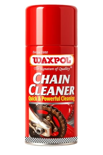 Image of Waxpol Motorcycle Chain Cleaner Spray 150 ml, Lubricant, Grease & Dirt Remover