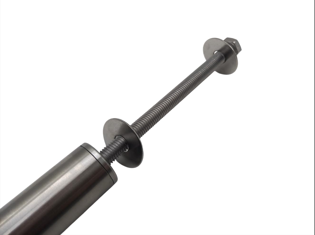 Drążek do podciągania 70-170 cm, masywny, grubość ścianek 2,5 mm, stal nierdzewna – do użytku wewnątrz i na zewnątrz, drążek gimnastyczny, do podciągania, odpowiedni do belek i słupków