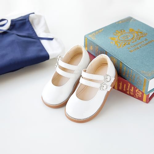 Image of Flaryzone Toddler Little Girl Mary Jane School Uniform Oxfords Flat Dress Shoes