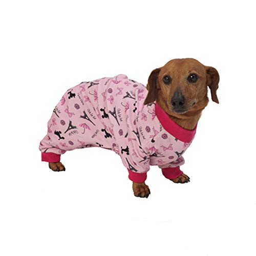 I Love Paris Pjs, Pink Multi, Xs #TOP16