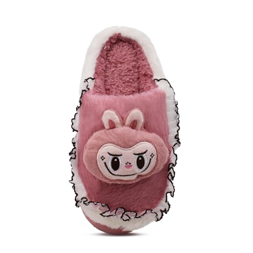 Image of VRITRAZ Women's Comfort Slip On Closed Toe Warm Winter with Cute Design print House Clog Indoor Slipper