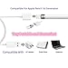 ONGAHON Charger Adapter Compatible with Apple Pencil 1st Generation, 2 Pack (1FT/30CM) USB A Male to Lightning Female,iPencil 1 Accessories for i Pad Pen First Gen Charging Cable White
