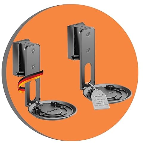 PureMounts® Głośnik ścienny do Sonos® Era 100, zestaw 2-częściowy, czarny