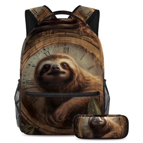 Sac à dos étudiant pour éviter le mal de dos avec trousse assortie