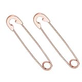 Minimalist Punk Stainless Steel Cartilage Safety Pin Earrings Snap Hoop Earrings for Women Teens...