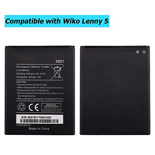 Batteria WIko 3921 per Lenny 5 Lenny Robby 2 con