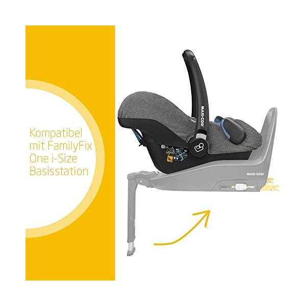 Maxi-Cosi Rock Babyschale, sicherer I-Size Babyautositz, Gruppe 0+ (0-13 kg), nutzbar ab der Geburt bis 12 Monate… – Bild 3