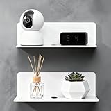 👍Haut de Gamme : Ce etagere sans percage est fabriqué en acrylique de haute qualité – robuste, durable et avec un aspect élégant, Il se raye à peine et se déforme difficilement, sa surface est lisse et fine, facile à nettoyer, un simple essuyage avec un chiffon humide suffit pour le rendre propre à nouveau