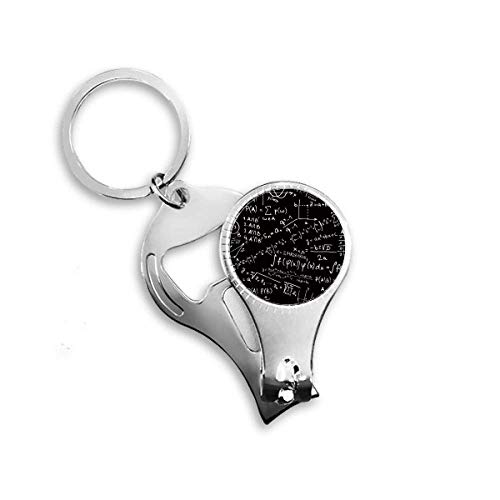 Pince à ongles porte-clés décapsuleur science calculus de poche