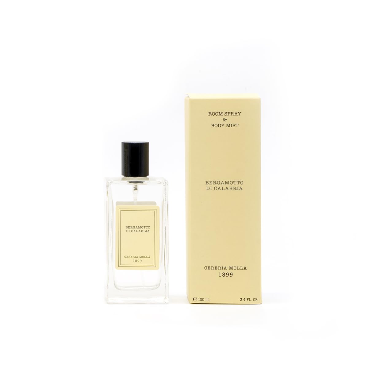 Cereria Molla 1899 Bergamotto di Calabria Raumspray-Körperspray 100ml, 1210