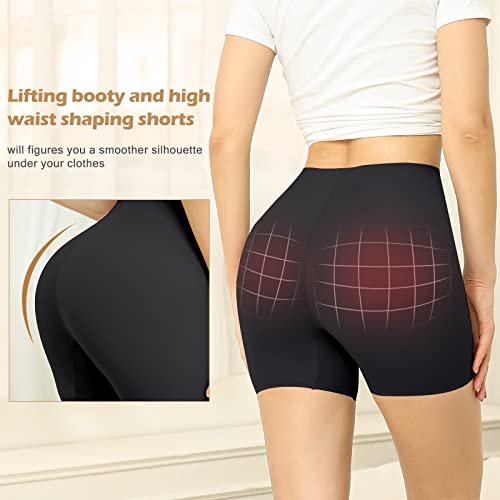 Image of JOYSHAPER Slip Shorts for Under Dresses Women Shapewear Boyshorts Panties Anti Chafing Underwear Shorts