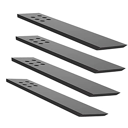 Image of Countertop Support Bracket 4 Pack 12" Lx 2.5" W Hidden Black Knee Wall Support Countertop Bracket 3/8" Thick Heavy Duty for Quartz/Granite/Wood/Concret Countertops Screws Included