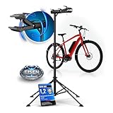 FIXFOLD Fahrrad Montageständer E-Bike bis 50kg Höhenverstellbar Reparaturständer Fahrradmontageständer Ebike MTB Rennrad Bike Repair Stand Werkstattständer Fahrradhalter Stabil