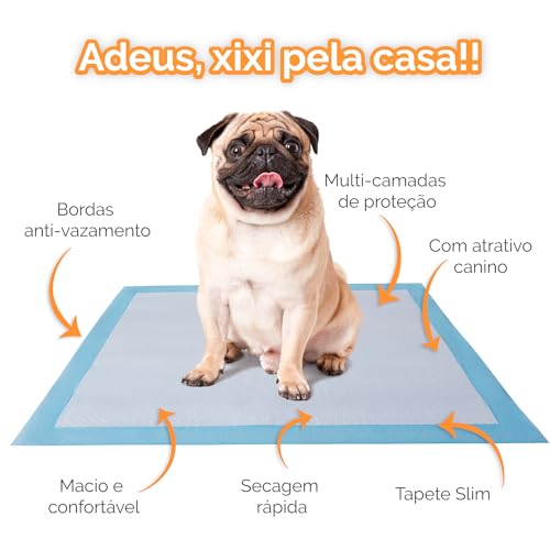 HOLTTER Tapete Higiênico Para Pets 60cm x 80cm ou 60cm x 60xm Preto ou Branco Tapete Higiênico para