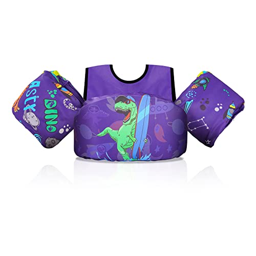 Toddler Swim Vest for 22-66 Pounds Boys and Girls, Toddler Floaties for 2-6 Years Old Baby Children Sea Beach Pool, Kids Swim Vest for Child Learning to Swim and Training