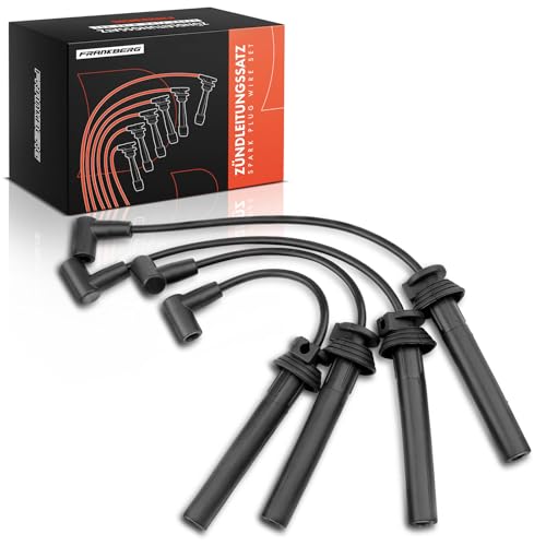 Frankberg 4x Zündleitungssatz Zündkabel Kompatibel mit M.i.n.i R50 R53 1.6L 2001-2006 M.i.n.i Cabriolet R52 R57 1.6L 2004-2008 Replace# 05072488AA