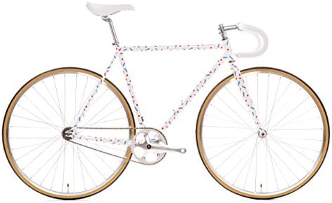 State Bicycle 4130 Steel - Pardi B | Double Butted Grade Chromoly Steel - Fixed Gear/Single Speed Road Bike | 62cm Drop