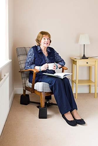 Aidapt Adjustable Height Linked Chair Height Raiser For Use with Chair Legs