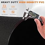 Fitvids Treadmill Mat 1/4" Thick Non-Slip Gym Mats Floor Protection Pad Compatible for Treadmills,Elliptical,Exercise Bikes,Stationary Cycles and Accessories - Image 2