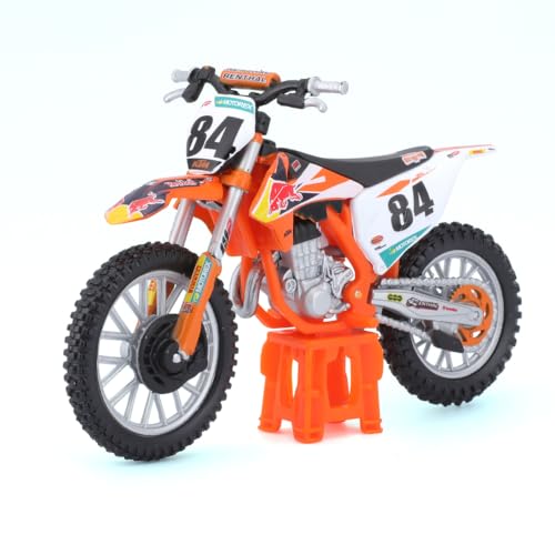 Miniatura 8 de Ktm 450 Rally Bburago 18-51070 Factory Racing Team 1, 18 Moldeados A Presión, Ordenados