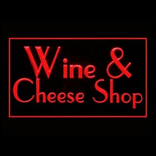 110276 Wine Cheese Bordeaux Cheddar Blue Mozzarella Display LED Light Neon Sign