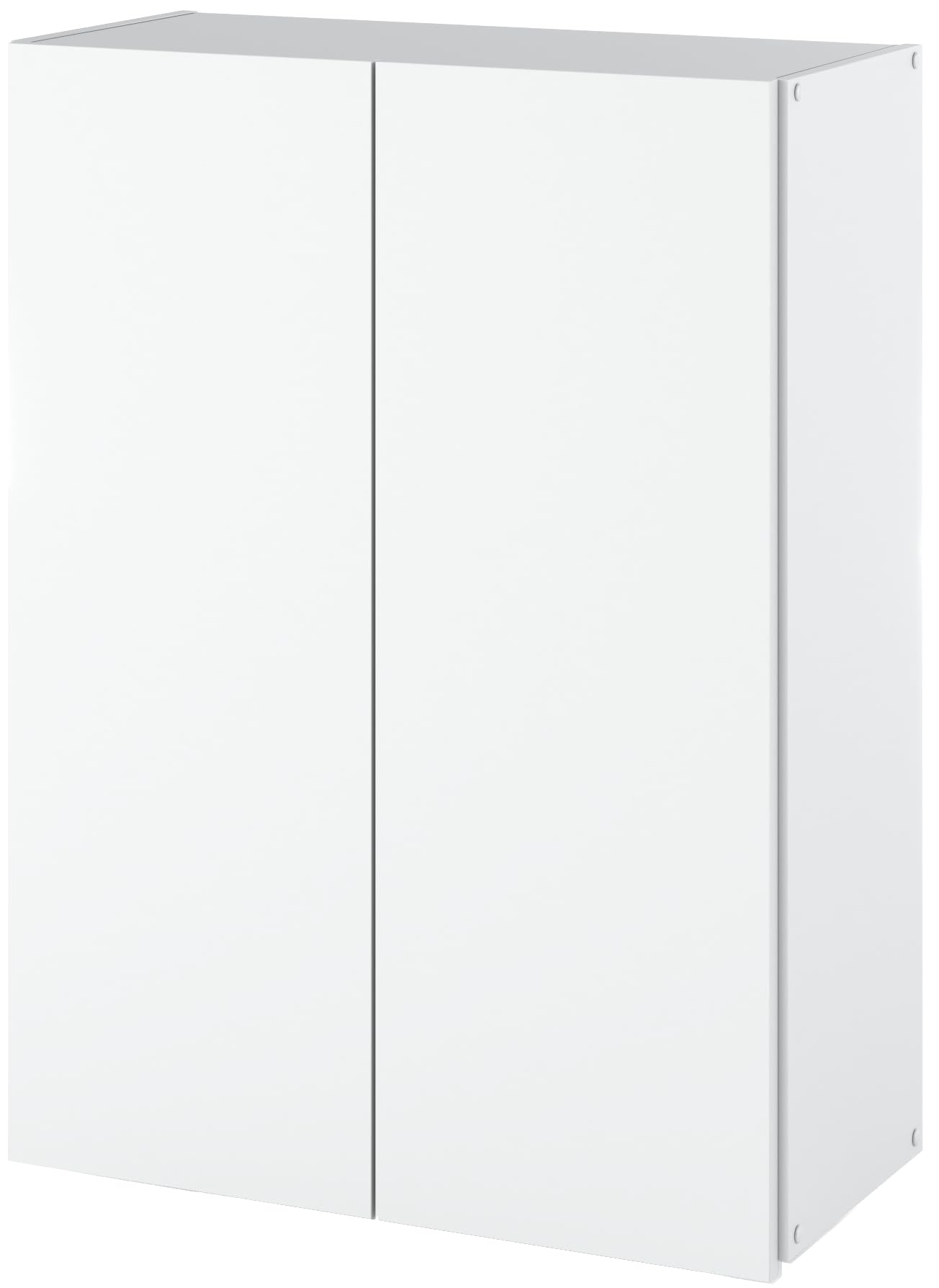 MRBLS_HOME MRBLS Badezimmerschrank (Weiß) – Hängeschrank Für Badezimmer - Wandschrank Badezimmer – 60 x 80 x 30 cm (B/H/T)