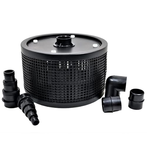 eco-filtration Pre-Filter for All Pond Pumps | Strainer Pump Cage | Garden Pond Pump Filter (43mm Pre-Filter Kit (40mm Domestic Waste))
