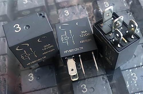 Relé HFV6 012H-TR(555) de 4 pines 12V y 30A para recambio