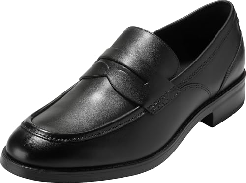 Cole Haan Men's Newmark Grand Penny Loafers, Black/Black, 12-M US