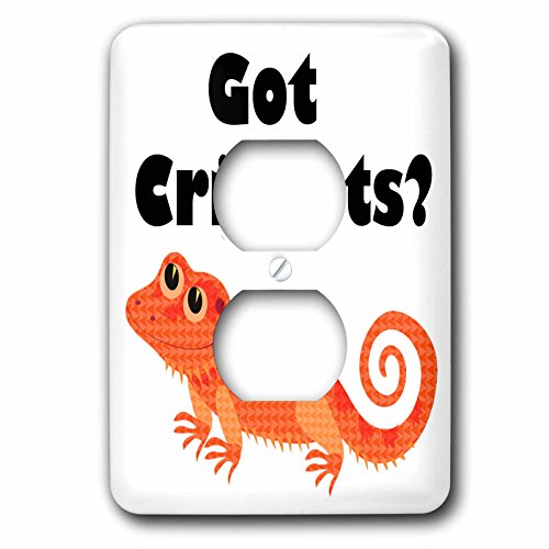 Couvercle de prise orange Got Crickets pour cacher les plaques électriques ternes - 2