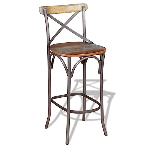 Tabouret de bar en bois massif stable et robuste pour éliminer le mal de dos - 5