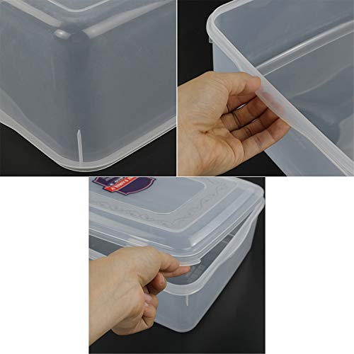 Pekky 11 Quart Plastic Toys Storage Containers With Lid, Clear Bin Set Of 2 #TOP5