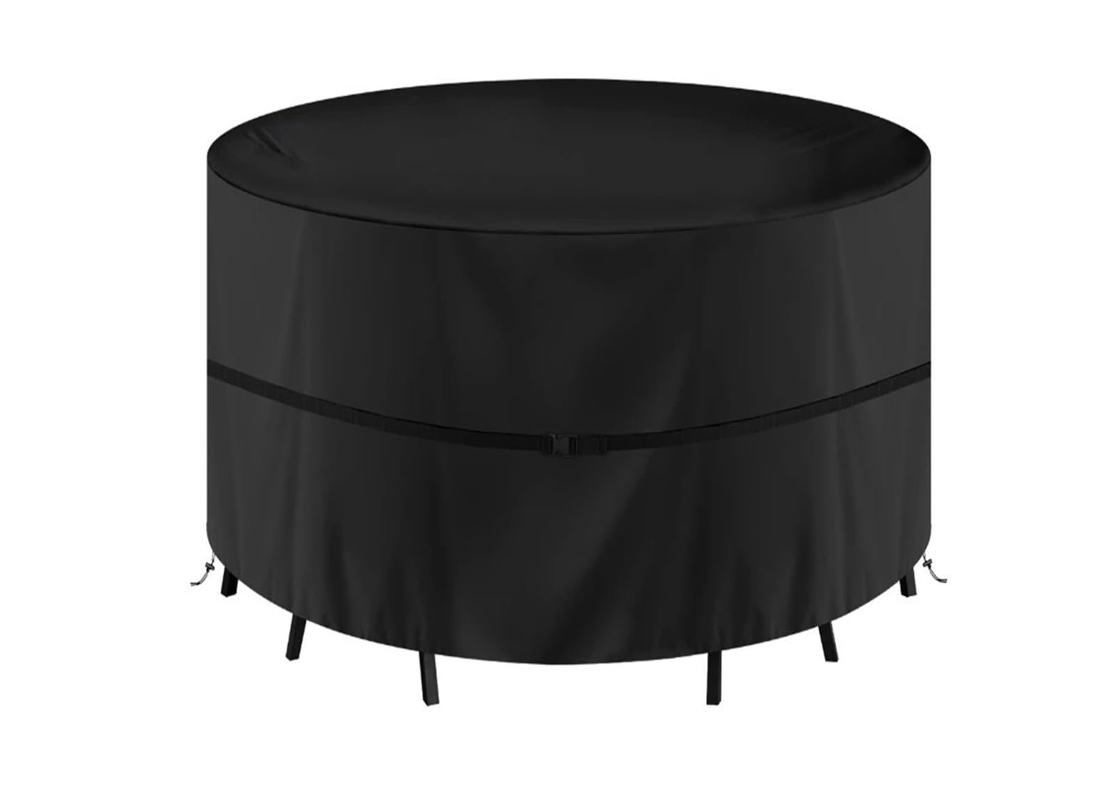 130-230cm Round Furniture Cover Outdoor 210D Waterproof Weatherproof Anti-UV Tear-Resistant Oxford Fabric Table Chairs Covers for Patio Furniture(130x70cm)
